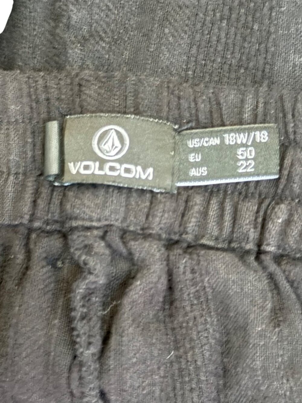 Volcom Wide Leg Drawstring Tassel Beach Pants Plus Size 18W - Picture 4 of 16